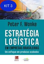 Kit 3 Livro Estratégia Logística Em Empresas Brasileiras