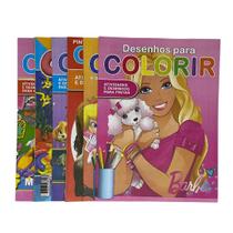 Kit 3 Livro Infantil Para Desenhar Pintar Colorir Kit 3 Livro Infantil Para Desenhar Pintar Colorir