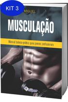 Kit 3 Livro Musculação - Manual Teórico Prático Para Jovens