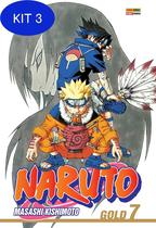 Kit 3 Livro Naruto Gold - Volume 07 Masashi Kishimoto - Planet Manga