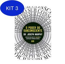 Kit 3 Livro O Poder Do Subconsciente - Bestseller