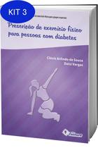 Kit 3 Livro Prescrição De Exercício Físico Pessoas Com Diabetes