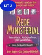 Kit 3 Livro Rede Ministerial - Guia Do Participante - Vida
