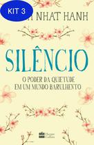 Kit 3 Livro Silencio - O Poder Da Quietude Em Um Mundo Barulhe