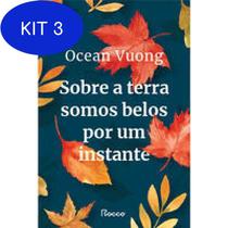 Kit 3 Livro Sobre A Terra Somos Belos Por Um Instante - Rocco