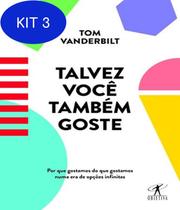 Kit 3 Livro Talvez Voce Tambem Goste - Objetiva (Cia Das Letras)