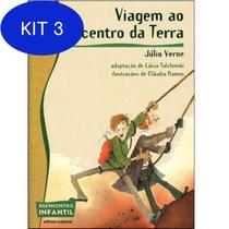 Kit 3 Livro Viagem Ao Centro Da Terra - Scipione - Paradidatico