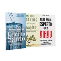 Kit 3 livros - 40 Dias Cheios do Espírito Santo + Seja Mais Esperto que o Diabo + Como Deus Molda Vidas Kit 3 livros - 40 Dias Cheios do Espírito Santo + Seja Mais Esperto que o Diabo + Como Deus Molda Vidas