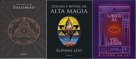 KIT 3 LIVROS A CLAVICULA DE SALOMÃO + O Livro da Lei Liber Al Vel Legis + Dogma e Ritual da Alta Magia