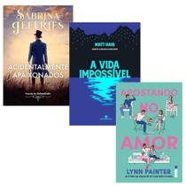Kit 3 Livros, Acidentalmente apaixonados+ A Vida Impossível+ Apostando no amor, Matt Haig, Lynn Painter,Sabrina Jeffries