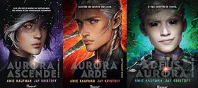 kit 3 livros Amie Kaufman Aurora ascende + Aurora arde + Adeus, Aurora - Rocco kit 3 livros Amie Kaufman Aurora ascende + Aurora arde + Adeus, Aurora - Rocco