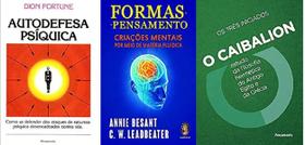 Kit 3 Livros Autodefesa Psiquica + Formas Pensamentos: