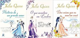 KIT 3 LIVROS Bevelstoke JULIA QUINN História de um grande amor + O que acontece em Londres + Dez coisas que eu amo em vo