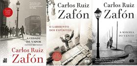 KIT 3 LIVROS Carlos Ruiz Zafón A cidade de vapor + O labirinto dos espíritos + A sombra do vento Capa