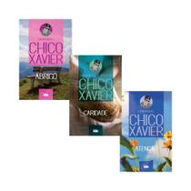 Kit 3 Livros Chico Xavier Mensagens: Abrigo, Atenção E Caridade - Ide Editora