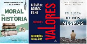 KIT 3 LIVROS CLOVIS DE BARROS Moral da história + Sócrates - Inspirações para a vida + Em busca de nós mesmos KIT 3 LIVROS CLOVIS DE BARROS Moral da história + Sócrates - Inspirações para a vida + Em busca de nós mesmos