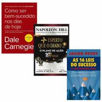 Kit 3 Livros, Como ser bem-sucedido nos dias de hoje + Mais Esperto que o Diabo 2 + As 16 leis do sucesso