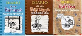 Kit 3 Livros Diario De Um Banana 6 Casa De Horrores + 7 Casa De Horrores E Faça Voce Mesmo