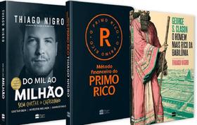 Kit 3 Livros Do Mil Ao Milhão + Primo Rico + O Homem Mais