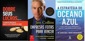 Kit 3 Livros Dobre Lucros +Empresas Feitas + A Estratégia