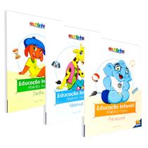 Kit 3 Livros Educação Infantil Primeiros Passos Pré-Escola + Maternal + Jardim Escolinha Todolivro