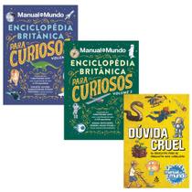 Kit 3 Livros, Enciclopédia Britânica para curiosos Vol 1e Vol 2 + Dúvida Cruel, Mari Fulfaro, Iberê Thenório