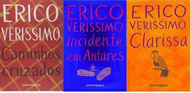 KIT 3 LIVROS ERICO VERISSIMO Caminhos cruzados + Incidente em Antares + Clarissa