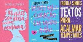 Kit 3 Livros Fabiola Simões Às Vezes Sou Brisa, Outras,