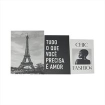 Kit 3 Livros Fake Conjunto Caixa Porta Objeto Decorativo