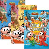 Kit 3 Livros Folclores Cultura Brasileira Com Turma da Mônica Lendas Fábulas Para Crianças Kit 3 Livros Folclores Cultura Brasileira Com Turma da Mônica Lendas Fábulas Para Crianças