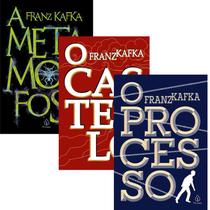 Kit 3 Livros Franz Kafka A metamorfose + O castelo + O processo Literatura - Atividade Educativo Amigo