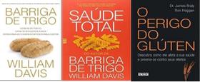 Kit 3 Livros Gluten Barriga Trigo Saude Total Perigo Do