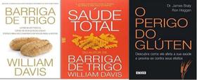 Kit 3 Livros Gluten Barriga Trigo Saude total Perigo Do Gluten - Alaúde Kit 3 Livros Gluten Barriga Trigo Saude total Perigo Do Gluten - Alaúde