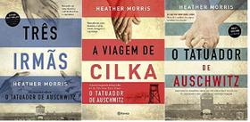 KIT 3 LIVROS holocausto HEATHER MORRIS Três irmãs + A viagem de Cilka + O tatuador de Auschwitz