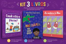 Kit 3 Livros Infantojuvenis para Escolas Professores Educação Infantil e Fundamental