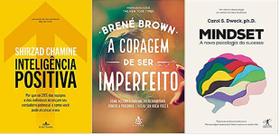 KIT 3 LIVROS Inteligência positiva + Mindset + A coragem de ser imperfeito - Sextante