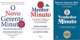 KIT 3 LIVROS Ken Blanchard O novo Gerente-Minuto + O Mentor-Minuto + O vendedor-minuto - Best Business