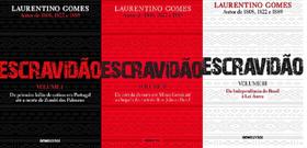 Kit 3 Livros Laurentino Gomes Escravidao - Globo