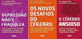 Kit 3 Livros Leandro Teles Depressão Não É Fraqueza + Os - Editora Alaude