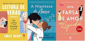 KIT 3 LIVROS LEITURA DE VERAO + A hipótese do amor + UMA FARSA DE AMOR NA ESPANHA