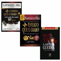 Kit 3 Livros, Mais Esperto Que o Diabo + Mais Esperto que o Diabo 2 + A Arte da Guerra, Napoleon Hill
