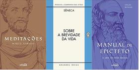 Kit 3 Livros Meditações + Sobre A Brevidade Vida + Epicteto - Edipro