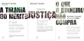 KIT 3 LIVROS Michael J. Sandel A tirania do mérito + justiça + O que o dinheiro não compra