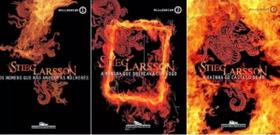 KIT 3 LIVROS MILLENNIUM Stieg Larsson homens que não amavam as mulheres + menina que brincava com fogo + A rainha do ar