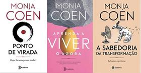 KIT 3 LIVROS MONJA COEN Ponto de virada + Aprenda a viver o agora + A sabedoria da transformação