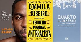 Kit 3 Livros Na Minha Pele + Pequeno Manual Antirracista +