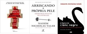 Kit 3 Livros Nassim Nicholas Taleb Arriscando Pele Cisne