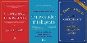KIT 3 LIVROS + O investidor de bom senso + O investidor inteligente + A Fórmula Mágica de Joel Greenblatt para Bater