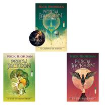 Kit 3 Livros, O ladrao de raios, Vol. 01 + O mar de monstros Vol. 02 + A maldição do titã Vol. 03 Kit 3 Livros, O ladrao de raios, Vol. 01 + O mar de monstros Vol. 02 + A maldição do titã Vol. 03