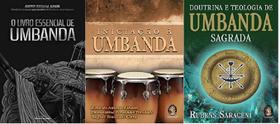 KIT 3 LIVROS O livro essencial de Umbanda + Iniciação a Umbanda + Doutrina e teologia de Umbanda sagrada